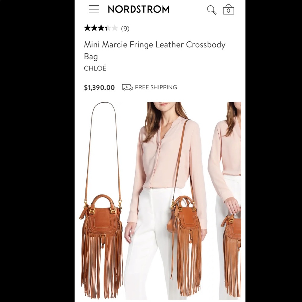Chloé Mini Marcie Fringe bag